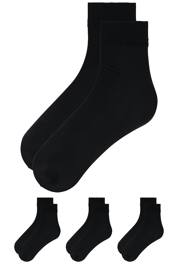 view 2 of 2 3 Pack High Socks in Multi