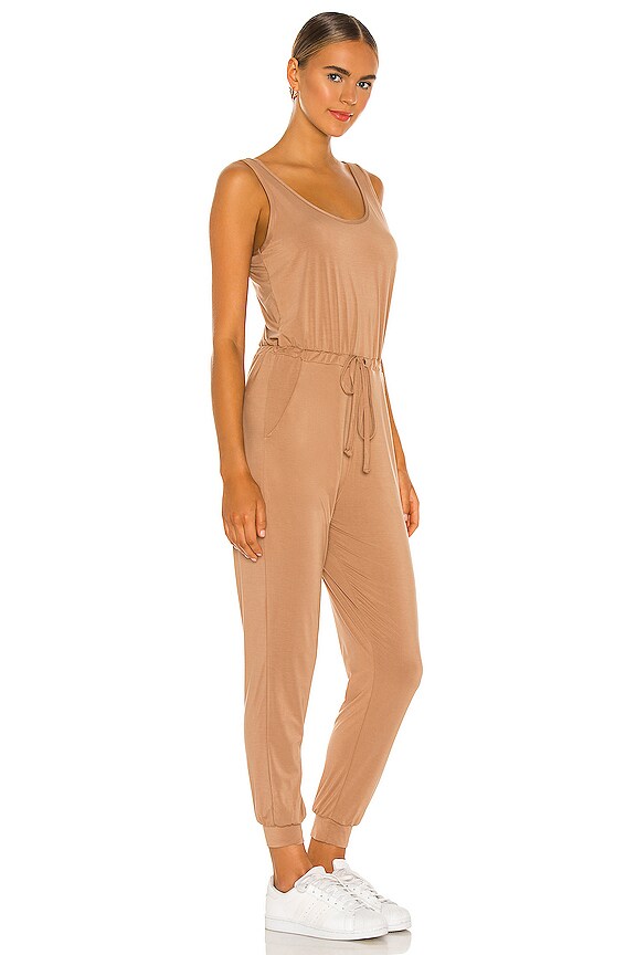 view 2 of 4 Butter Tank Lounge Jumpsuit in Toffee