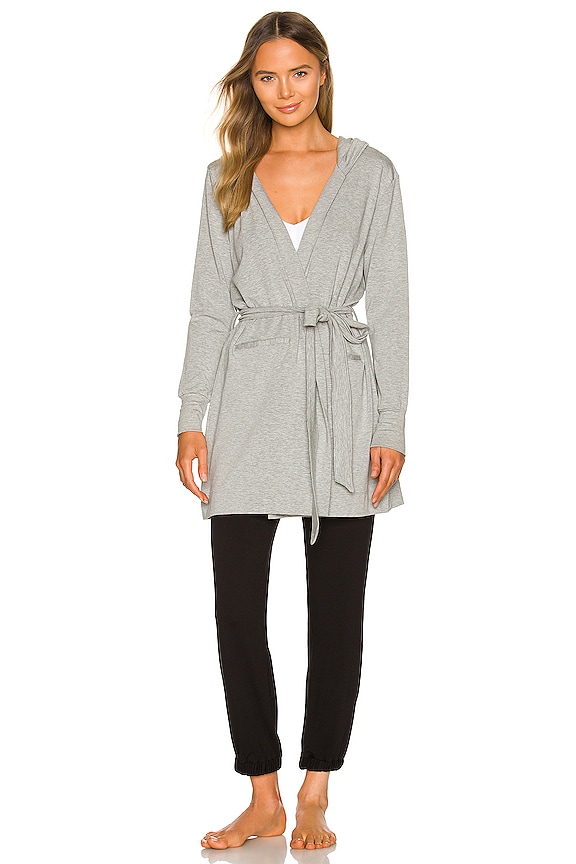 Grey Heat Robe Commando Modern Lounge Robe in Heathered Gray | REVOLVE