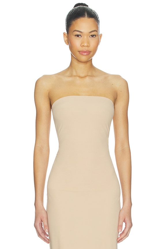 view 1 of 4 Strapless Cami in Beige