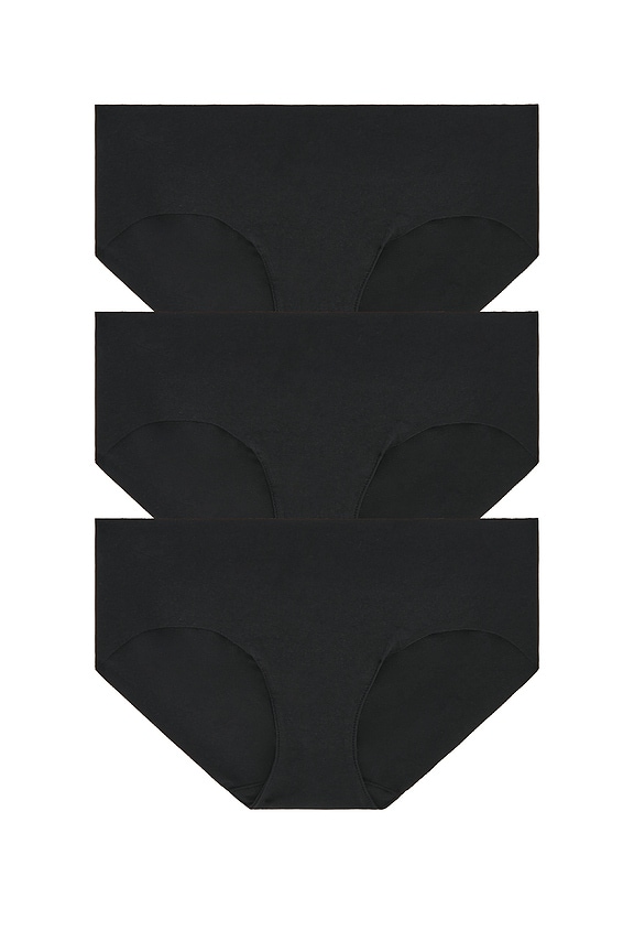 view 1 of 2 Cotton Bikini 3-pack in Black