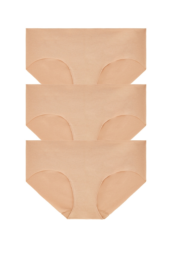 view 1 of 2 Cotton Bikini 3-pack in Beige