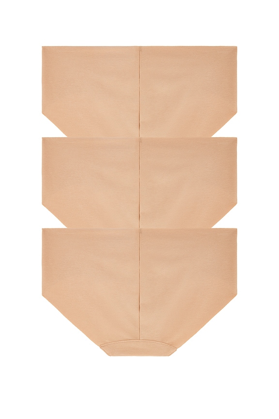 view 2 of 2 Cotton Bikini 3-pack in Beige