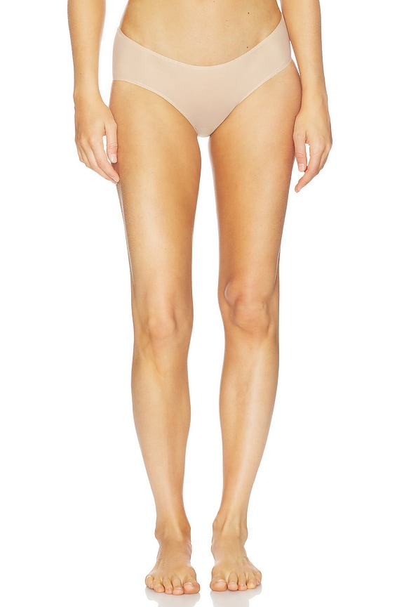 view 1 of 4 Chic Mesh Bikini Panty in Beige