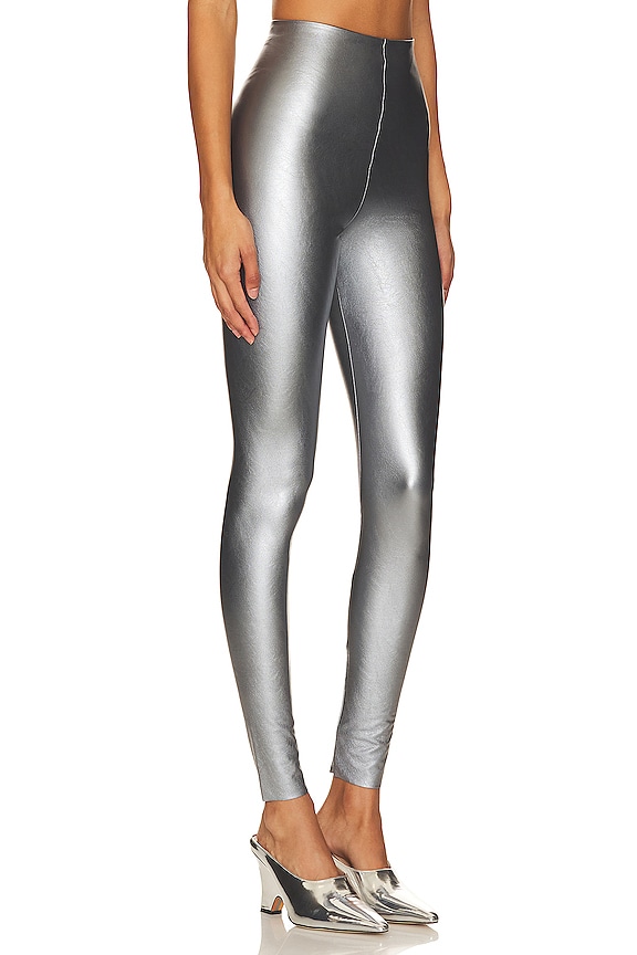 view 2 of 4 가죽 레깅스 in Platinum