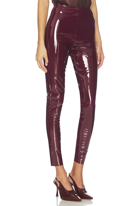 view 2 of 6 LEGGINGS in Burgundy