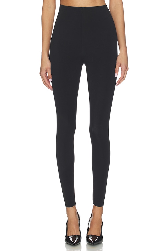 view 1 of 6 Cotton Legging in Black