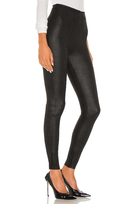 view 2 of 4 LEGGINGS SUEDE in Black