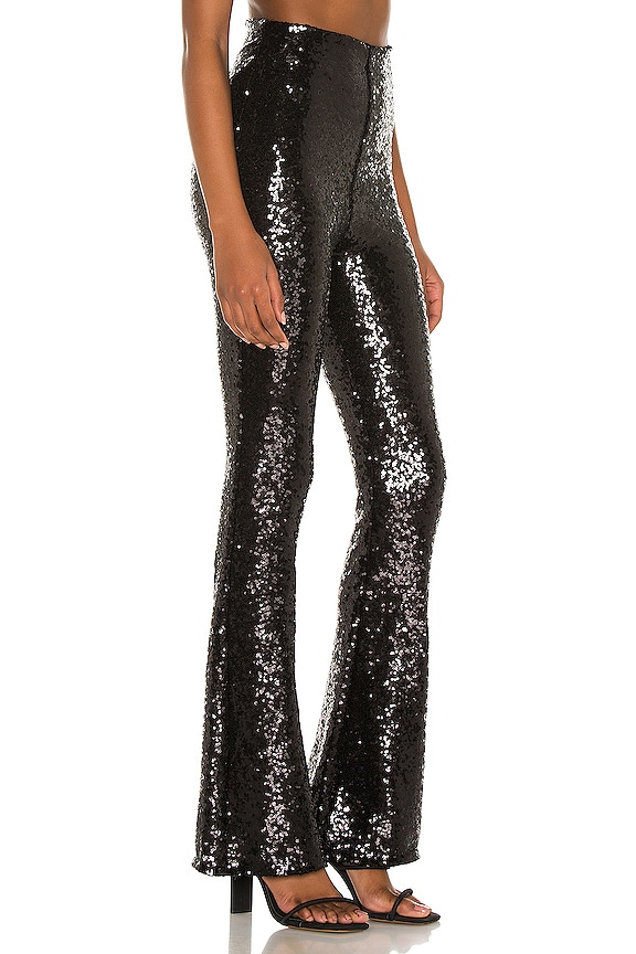 view 2 of 5 SEQUIN 팬츠 in Black