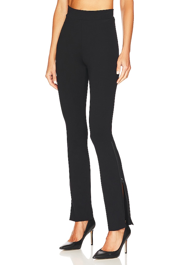 view 2 of 5 Neoprene Side Zip Pant in Black