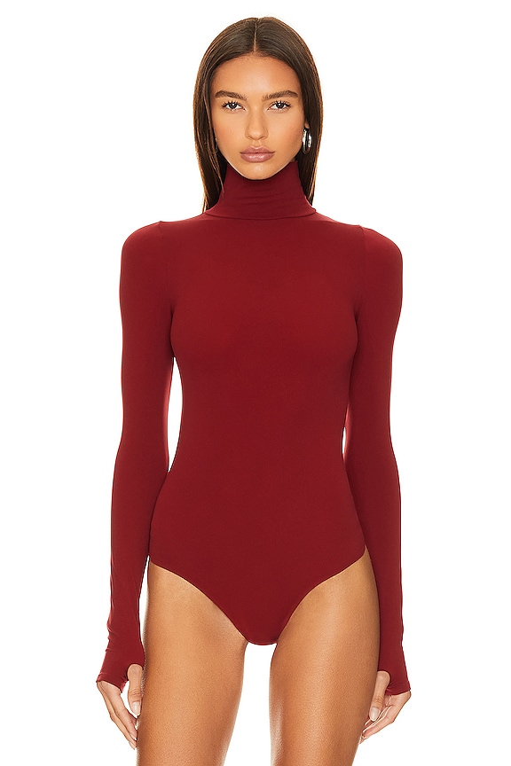view 2 of 5 BODYSUIT CUELLO VUELTO BALLET in Garnet