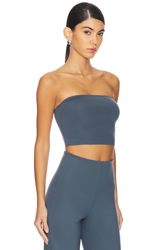 view 2 of 4 TOP STRAPLESS DE NEOPRENO in Storm