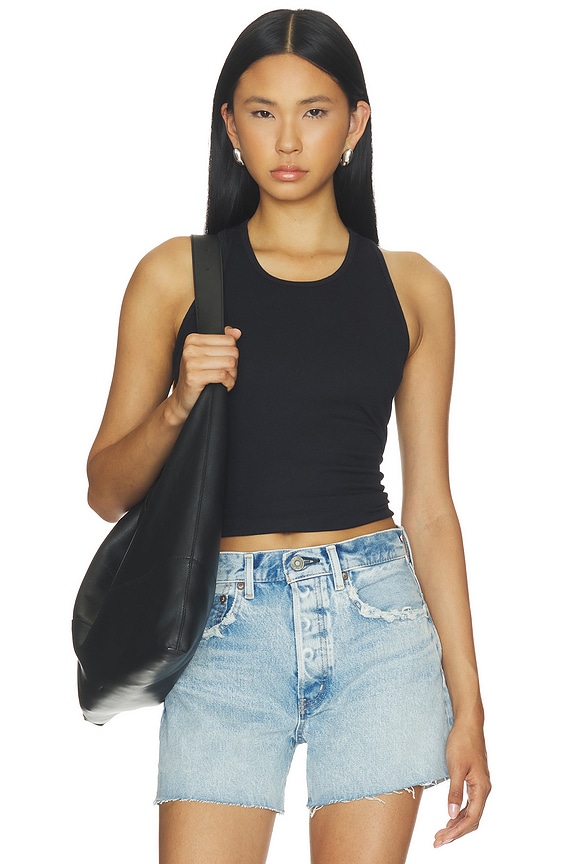 view 1 of 4 Better Than Basic Rib Tank in Black