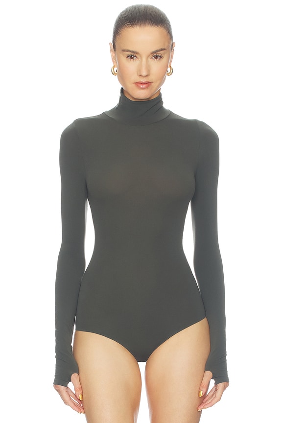 view 2 of 5 Ballet Turtleneck Bodysuit in Hazel