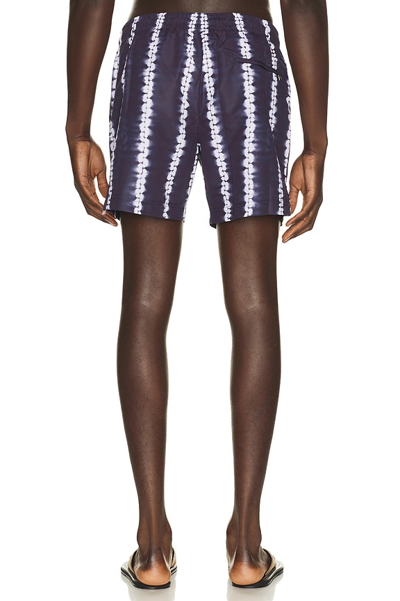 view 2 of 4 Shibori Stripe Classic Swim Short in Navy