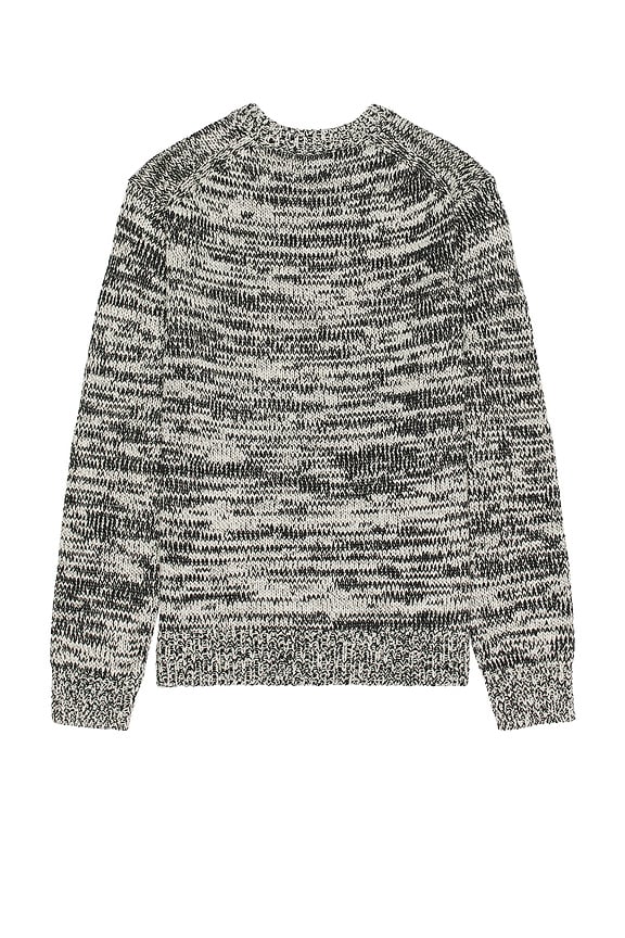 view 2 of 3 Marl Slub Crew Sweater in Beige Multi