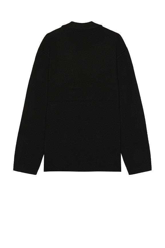 view 2 of 3 Merino Blazer in Charcoal