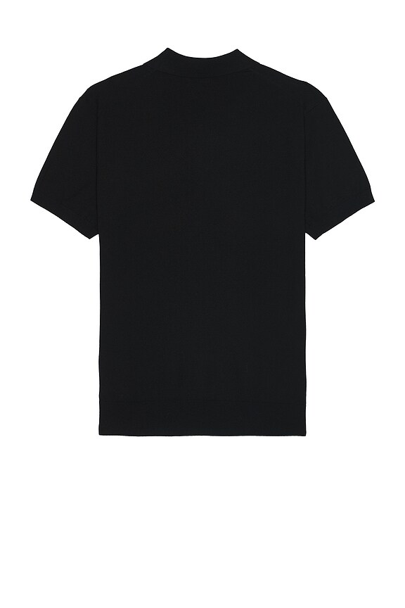 view 2 of 3 Tech Johnny Collar Polo in Black
