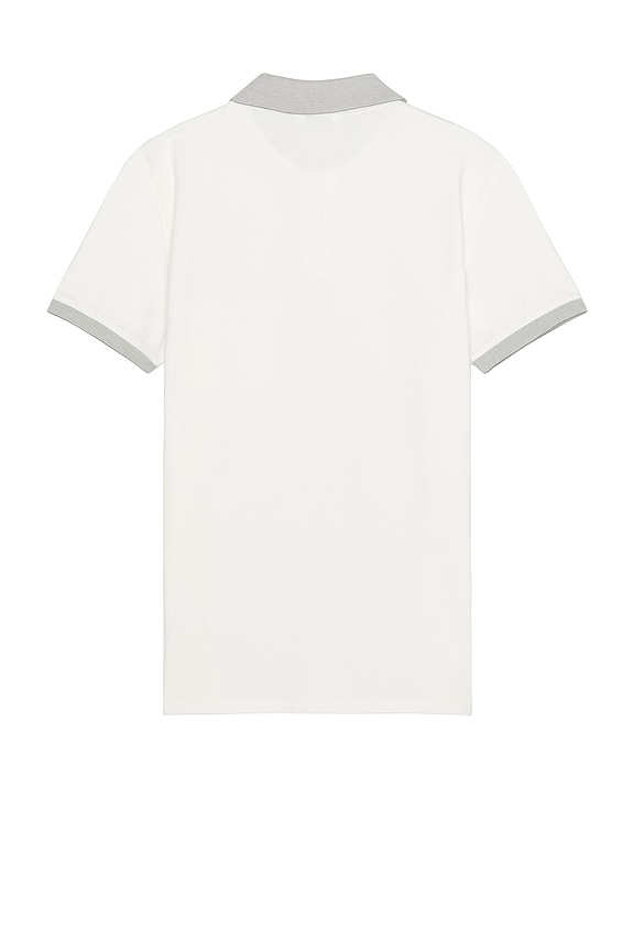 view 2 of 4 Feeder Collar Polo in White