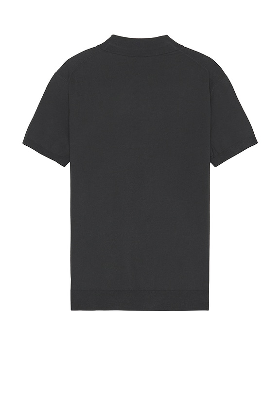 view 2 of 3 Short Sleeve Tech Button Down Shirt in Coal
