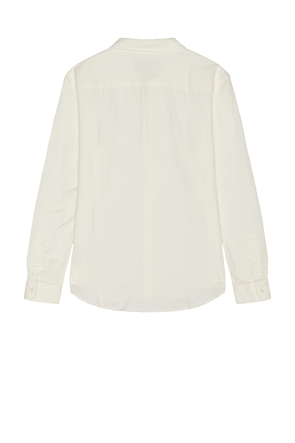 view 2 of 3 Waffle Textured Shirt in Marshmallow