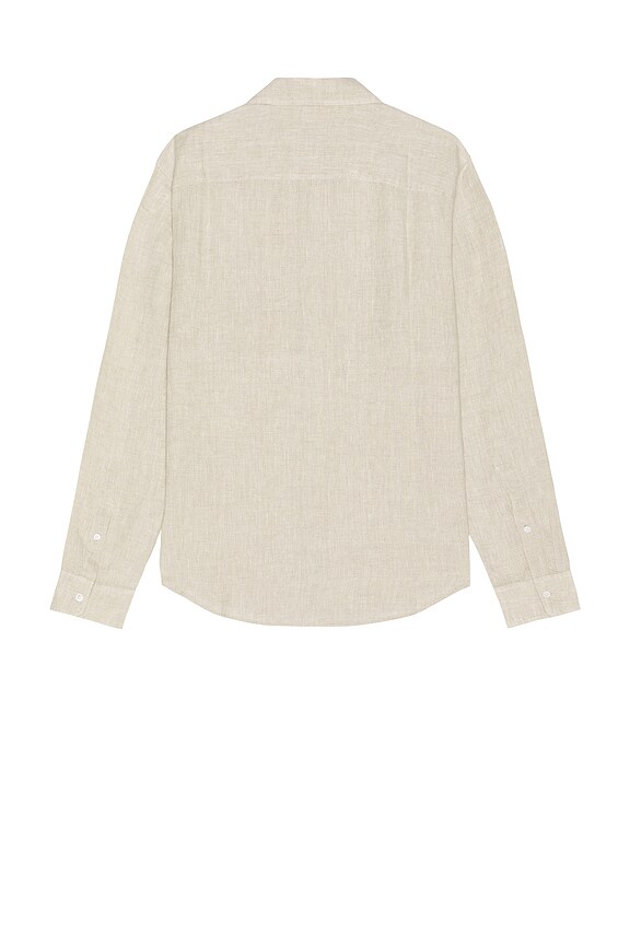 view 2 of 4 РУБАШКА НА ПУГОВИЦАХ in Flax