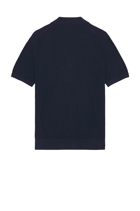 view 2 of 4 Boucle Camp Collar Shirt in Navy