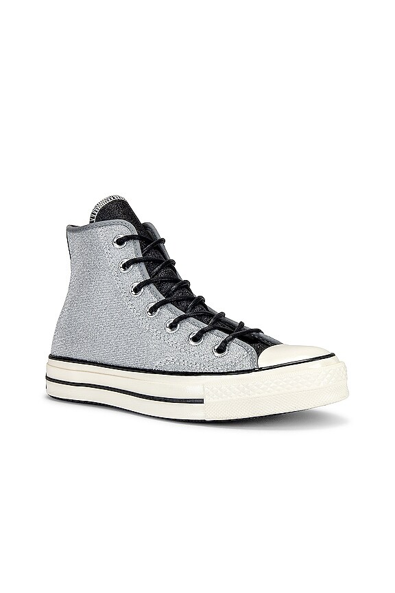 view 2 of 6 CHUCK 70 GLITTER スニーカー in Silver, Black, & Egret