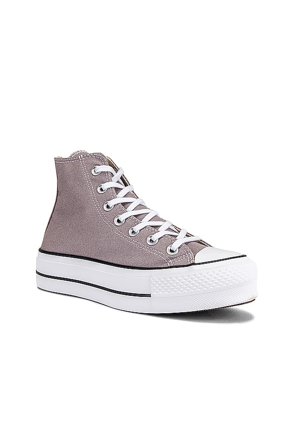 view 2 of 6 SNEAKERS CHUCK TAYLOR ALL STAR CANVAS PLATFORM in Vapor Mauve, Black, & White