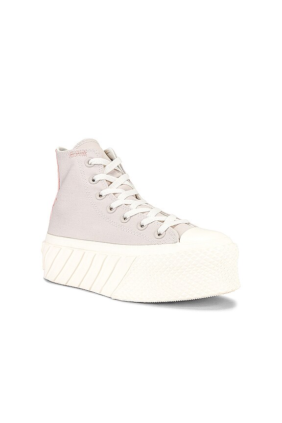 view 2 of 6 SNEAKERS ALL STAR LIFT 2X in Desert Sand, Egret, & Pink Clay