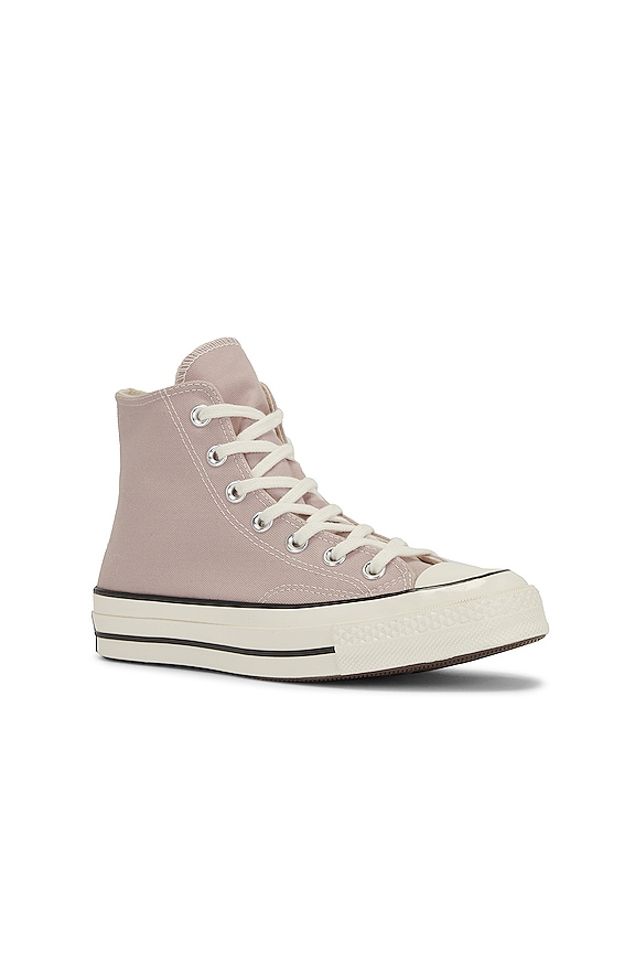 view 2 of 6 Chuck 70 Pastel Sneaker in Stone Mauve, Egret, & Black