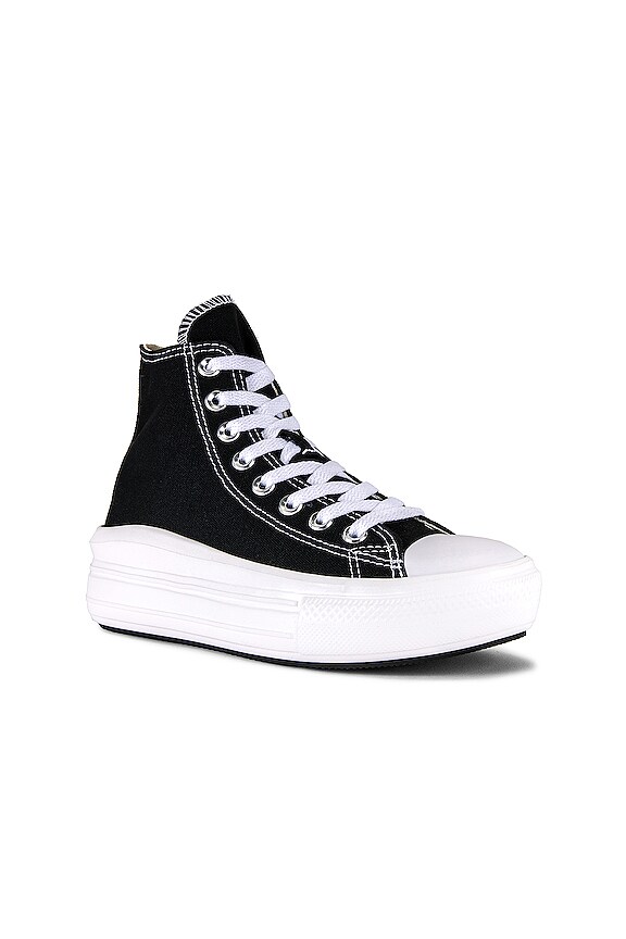 view 2 of 6 SNEAKERS CHUCK TAYLOR ALL STAR MOVE in Black, Natural Ivory, & White