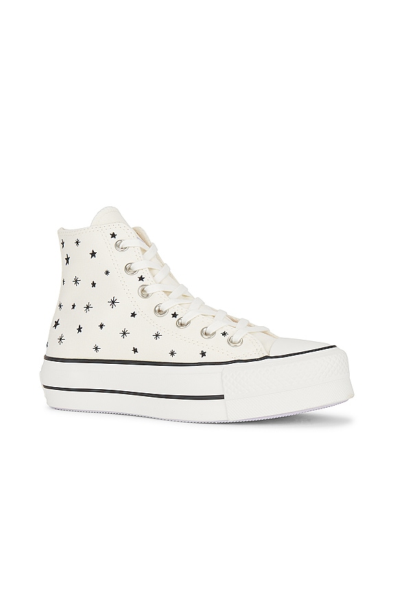 view 2 of 6 SNEAKERS ALL STAR LIFT in Egret, Black, & Moonstone Violet