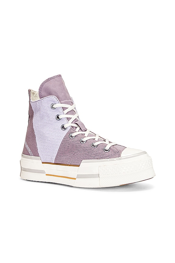 view 2 of 6 Chuck 70 Plus Sneaker in Lucid Lilac, Vapor Violet, & Egret