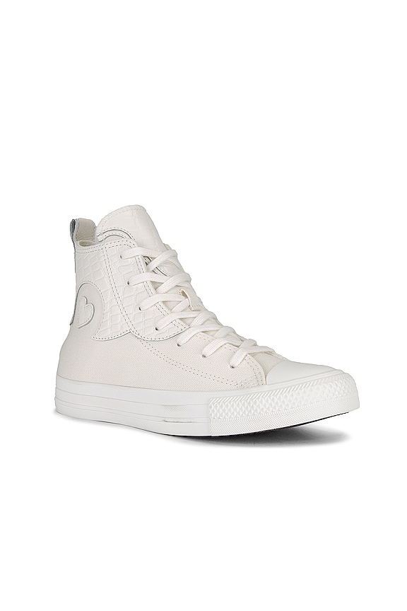 view 2 of 6 Chuck Taylor All Star Sneaker in Egret, Vintage White, & Pure Silver