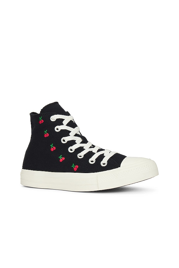 view 2 of 6 SNEAKERS CHUCK TAYLOR ALL STAR CHERRIES in Black, Egret, & Red