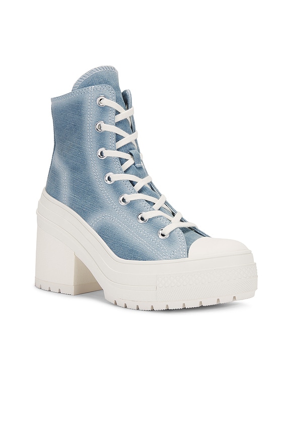 view 2 of 5 Chuck 70 De Luxe Heel in Navy, Egret, & Egret