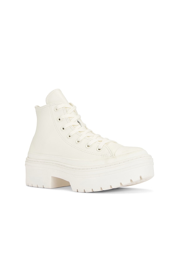 view 2 of 6 Chuck Taylor All Star Lugged Heel Leather Platform in Egret