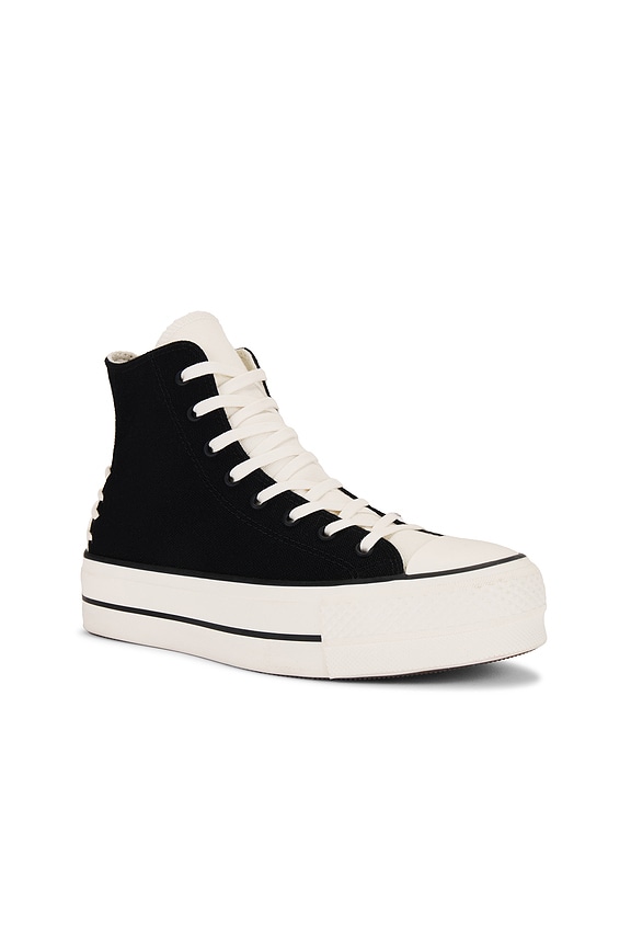 view 2 of 6 Chuck Taylor All Star Lift Sneaker in Black & Egret