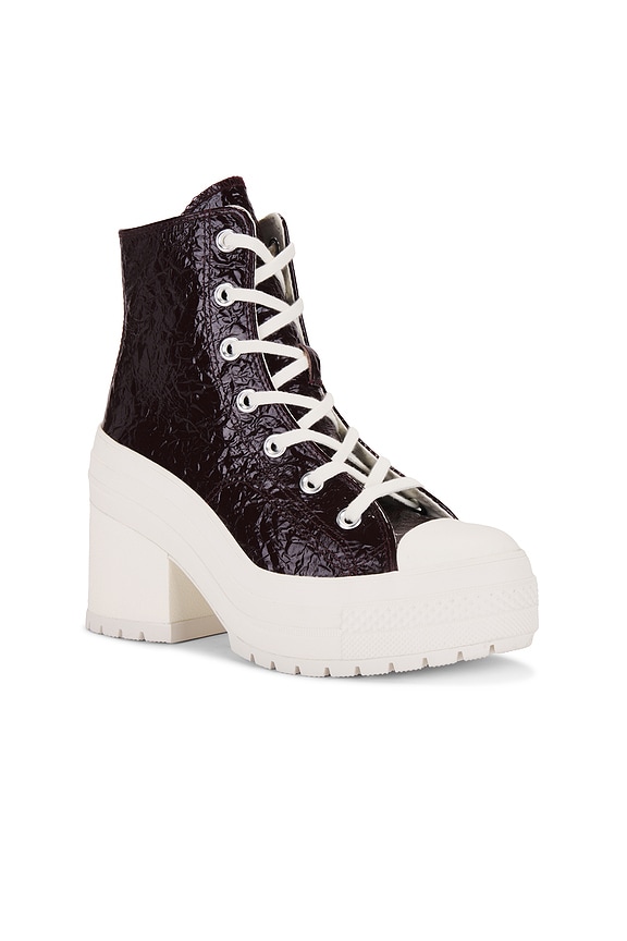 view 2 of 5 Chuck 70 De Luxe Heel Sneaker in Crinkle Leather