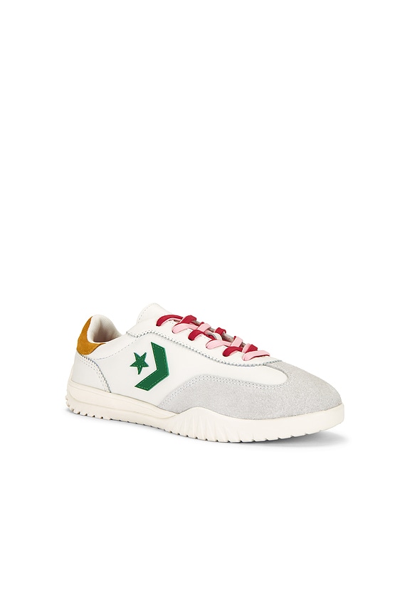 view 2 of 6 Run Star Trainer Sneaker in Vintage White, Green, Yellow & Red