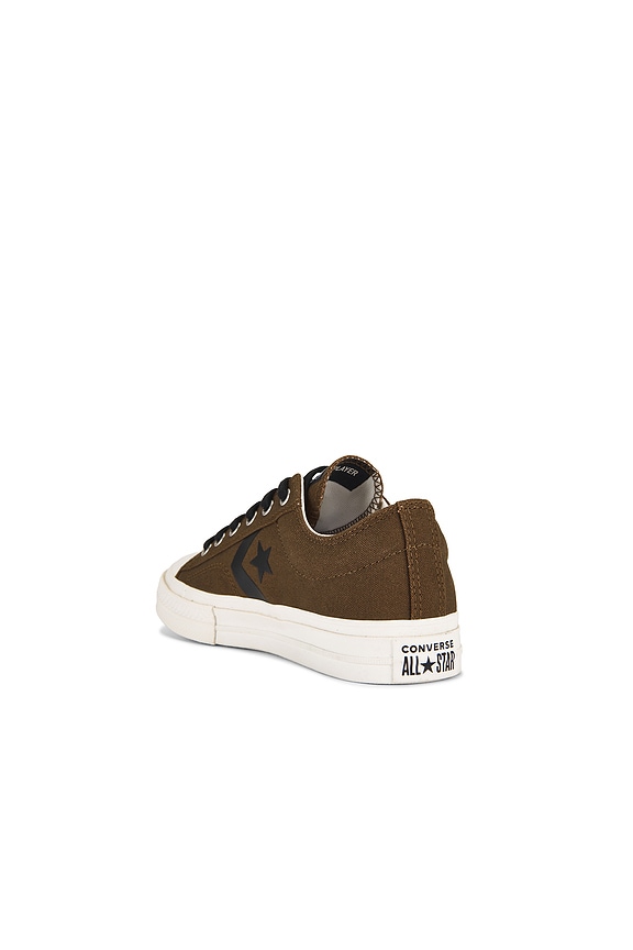 Converse Star Player 76 Sneaker in Grounded, Black & Vintage White