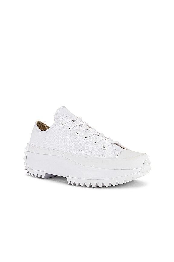 view 2 of 6 Run Star Hike Platform All White Sneaker in White