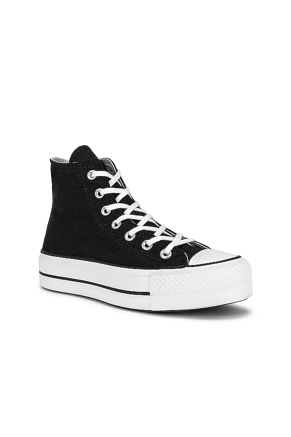 view 2 of 6 Chuck Taylor All Star Lift Hi Sneaker in Black & White