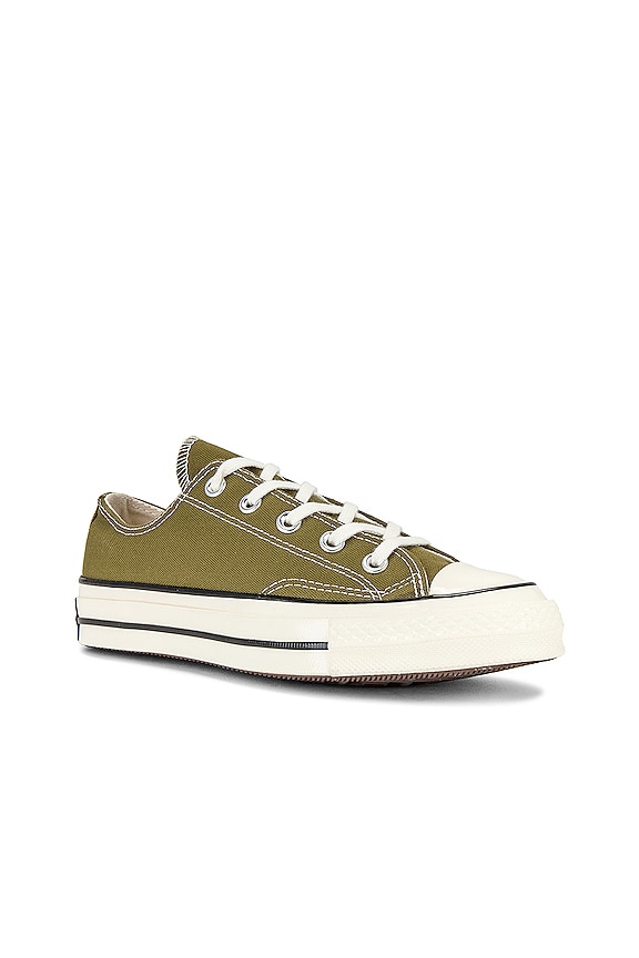 view 2 of 6 Chuck 70 Sneaker in Dark Moss, Egret, & Black