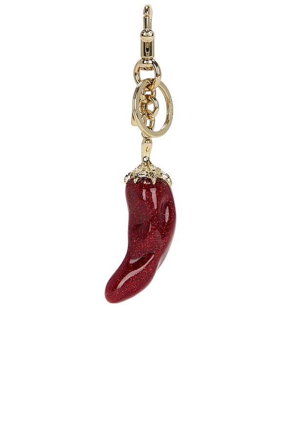 view 2 of 4 MINI SAC BRELOQUE CHILI PEPPER in Red