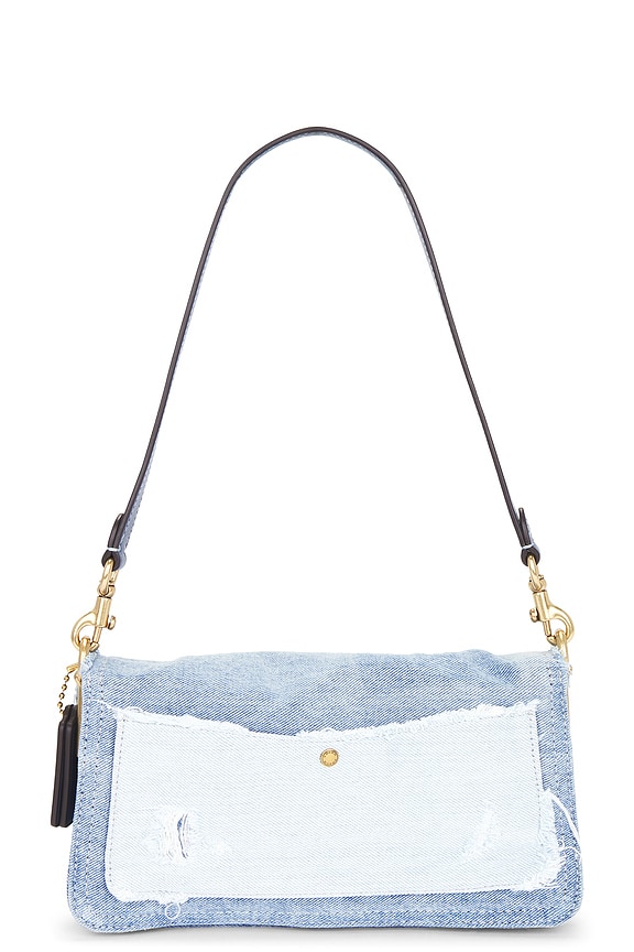 Coach Upcycled Denim Patchwork Tabby Shoulder Bag in Denim | REVOLVE