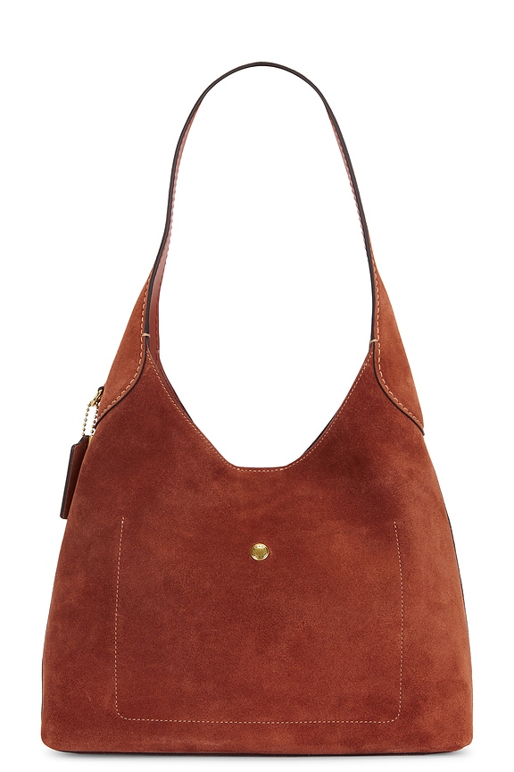 view 2 of 4 Suede Brooklyn 28 Shoulder Bag in Clay