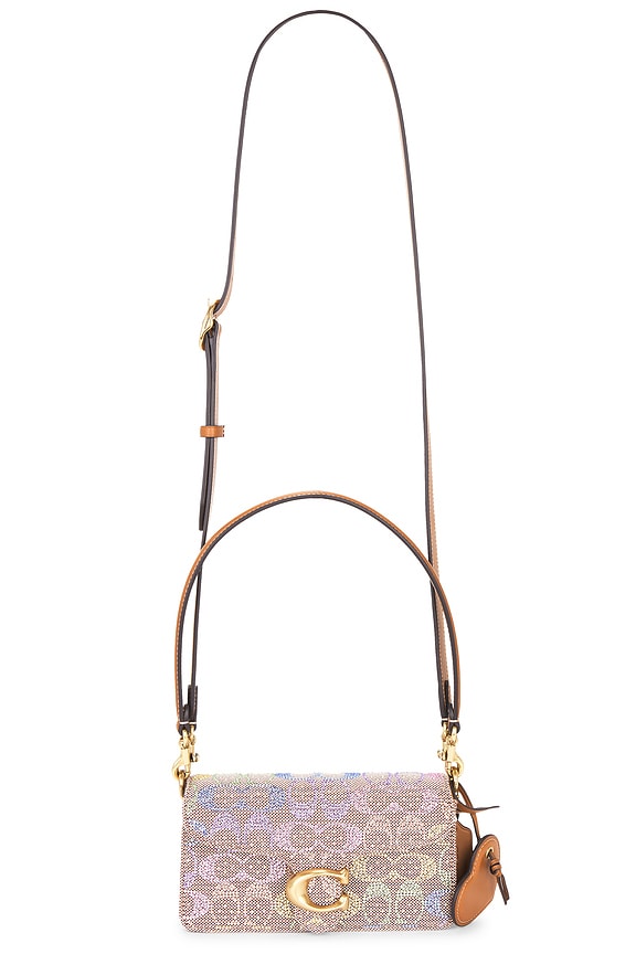 view 1 of 5 SAC PORTÉ ÉPAULE in Crystal Signature Jacquard