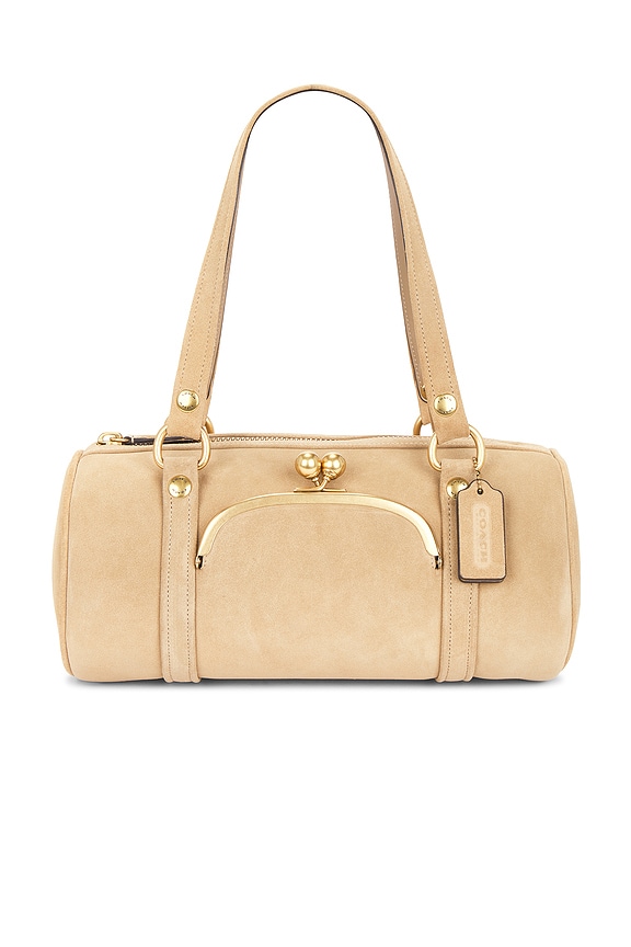 view 1 of 4 BOLSO BARRIL ORIGINALS SUEDE KISSLOCK in Soul